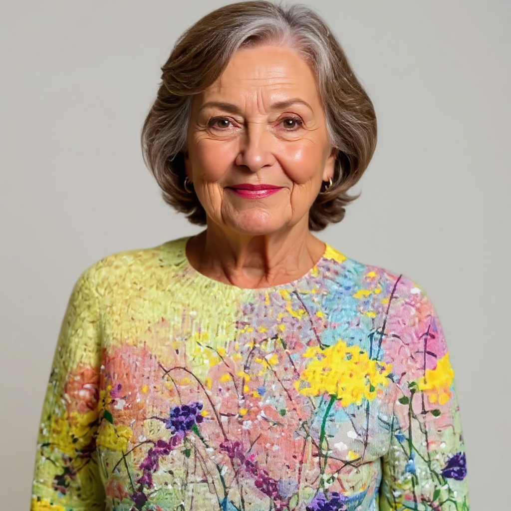 Manon | Maglione con motivo floreale