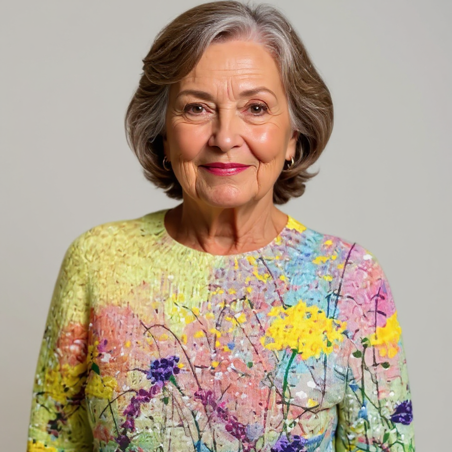 Manon | Maglione con motivo floreale