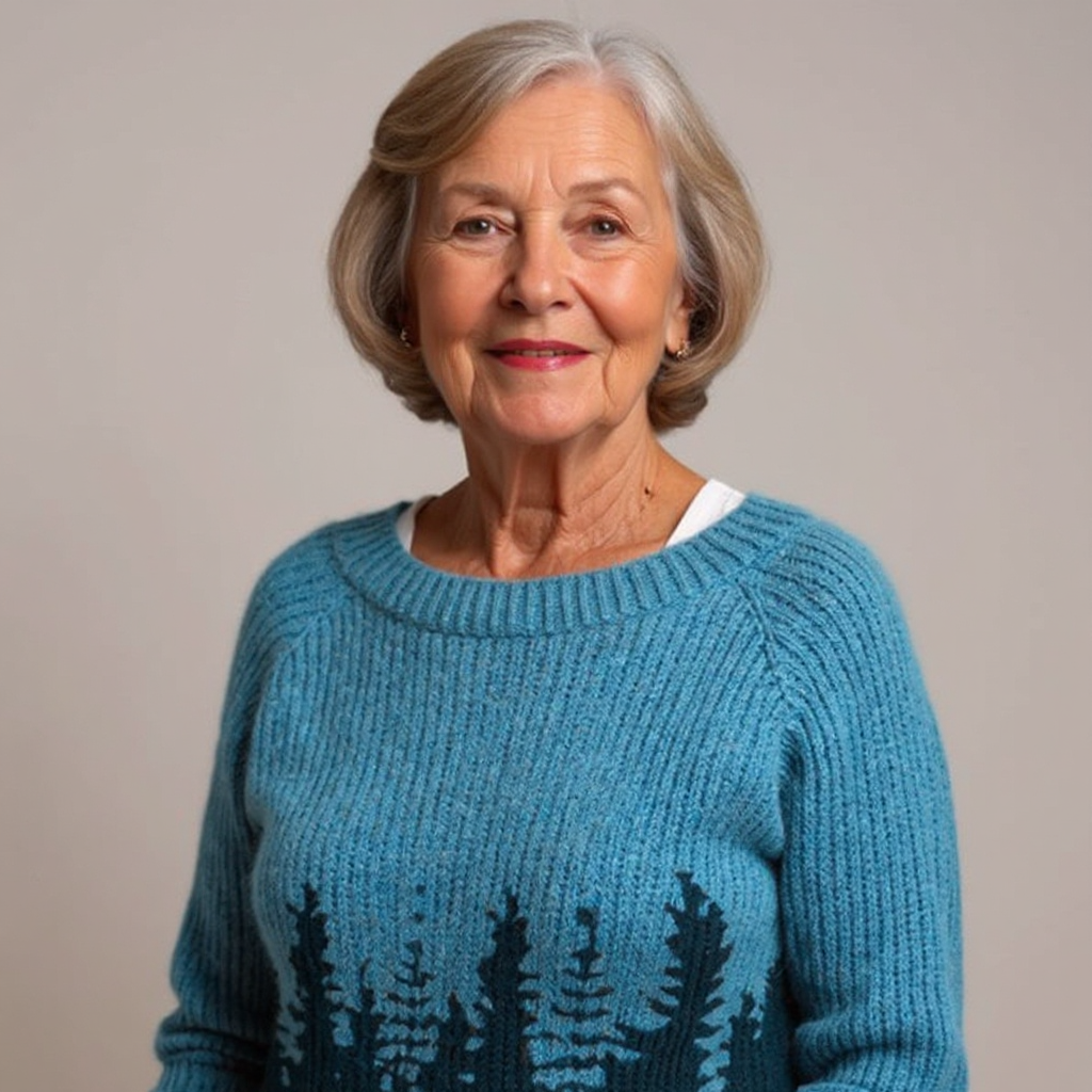 Brigitte | Maglione con motivo boschivo
