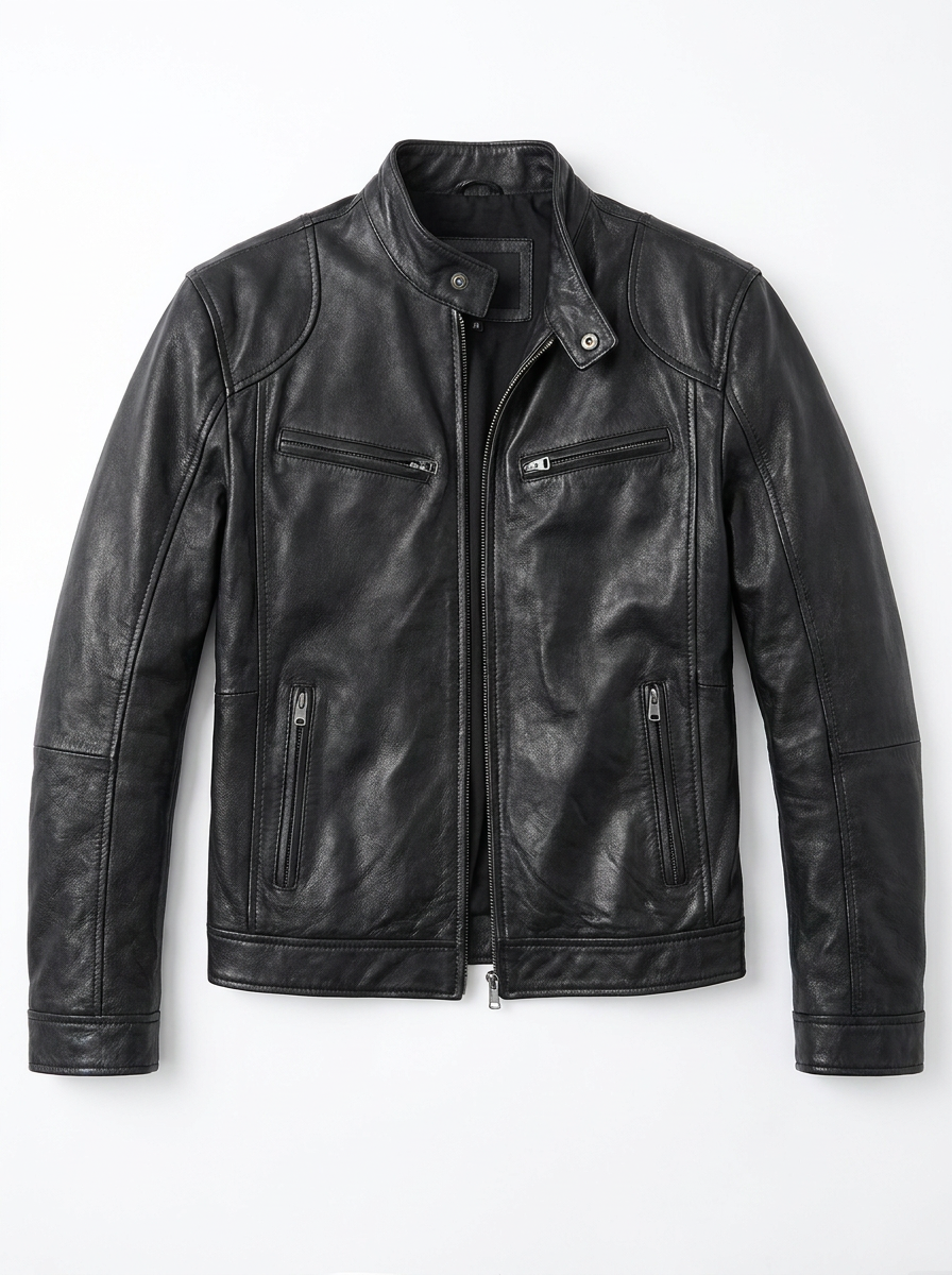FOSCARI LABEL | Giacca in pelle casual