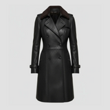 LENA™ | Cappotto in pelle